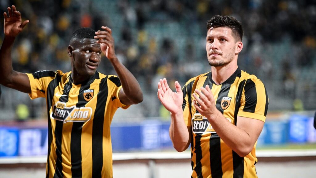 Βόλος – ΑΕΚ 1-2: «Καθάρισε» με Γιόβιτς στο 88′ – Πρώτο διπλό για την Ένωση