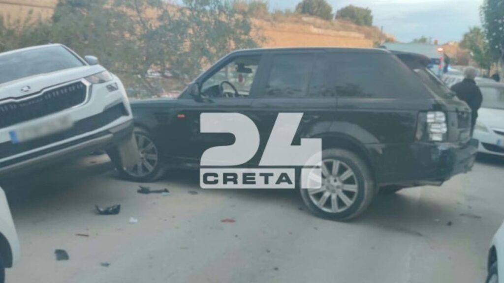 Χανιά: Μεθυσμένος οδηγός παρέσυρε με το αυτοκίνητό του επτά οχήματα (φωτογραφίες)