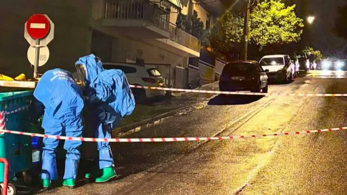 Αναστάτωση στον Άγιο Δημήτριο: Εντοπίστηκε δοχείο με επικίνδυνο υλικό σε κάδο σκουπιδιών