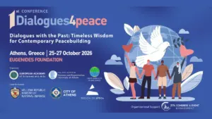 Dialogues4Peace: Παγκόσμιο συνέδριο για την ειρήνη στην Αθήνα στις 25-27 Οκτωβρίου