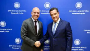 Συνάντηση Πρέσβη Αιγύπτου με Γεωργιάδη: Ενίσχυση της συνεργασίας με την Ελλάδα στην υγειονομική περίθαλψη και τη φαρμακοβιομηχανία