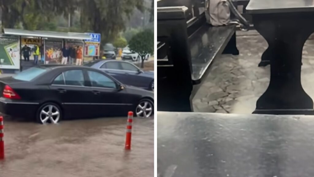 Ρόδος: “Ποτάμια” οι δρόμοι από τις ισχυρές βροχοπτώσεις – Πλημμύρισε το Δικαστικό Μέγαρο (βίντεο)