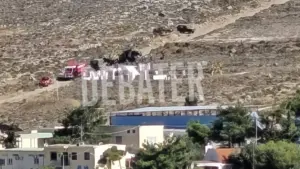 Βαριά προσγείωση στρατιωτικού ελικοπτέρου στην Κάλυμνο – Σώοι οι επιβαίνοντες