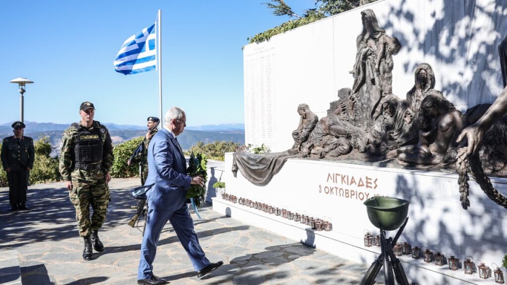 Τασούλας από τους Λιγκιάδες: «Ενεργές και απαράγραπτες οι αξιώσεις για τις γερμανικές επανορθώσεις»
