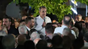Μητσοτάκης από Βριλήσσια: «Η αυτοδυναμία είναι πολιτικός μονόδρομος για τη χώρα» – Αιχμές κατά ΠΑΣΟΚ