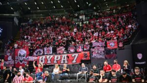 Ολυμπιακός: «Λίγοι ανεγκέφαλοι αμαύρωσαν τη γιορτή» – Αποκαθιστά τις ζημιές στη SUNEL Arena